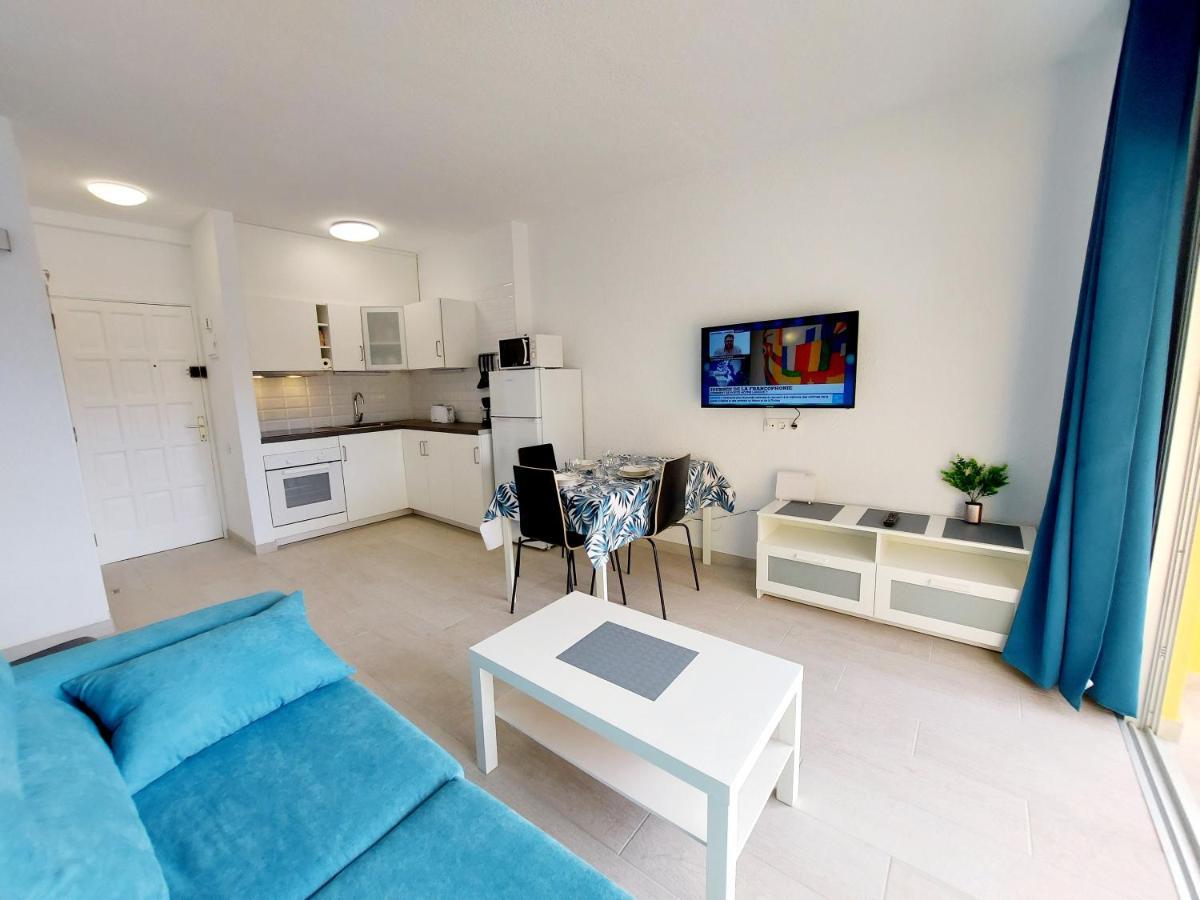 Sunny Cozy Nice Apartment Loscristianos Wifi,Pool Los Cristianos  Ngoại thất bức ảnh
