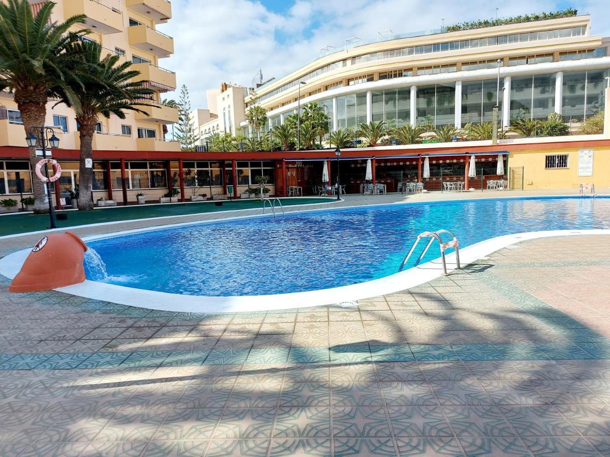 Sunny Cozy Nice Apartment Loscristianos Wifi,Pool Los Cristianos  Ngoại thất bức ảnh